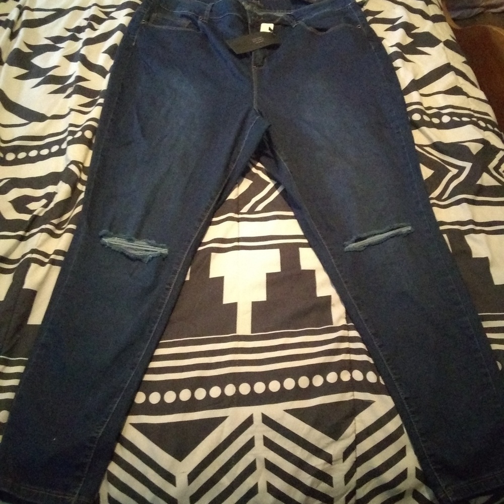 Xtra high rise ankle jegging